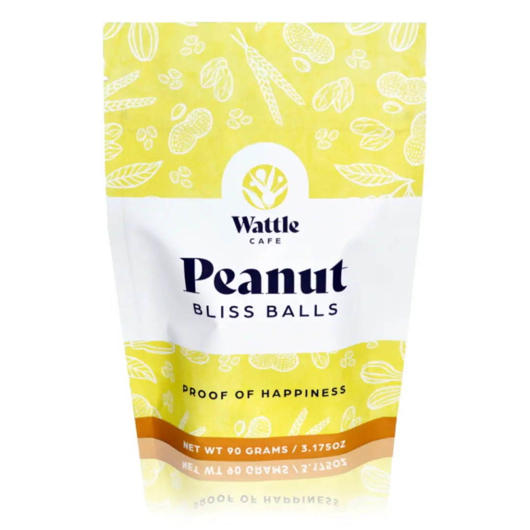 Peanut Bliss Balls | Wattle Cafe healthy protein snack energy bite